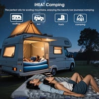IHeat Önfelfújó Camping Matrac Párnával, Vízálló Ultralight Hálómatrac 3