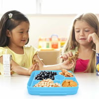 IJIAMY Bento Box Gyerek Uzsonnás Doboz Rekeszekkel, Vízzáró Ebéddoboz Fiúknak és Lányoknak, Iskolai Ételhordó 5