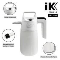 Pulverizator alimentar IK Food Sprayer 1 litru - certificat CE și FDA 2
