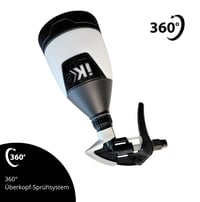 Profesionálny rozprašovač IK Multi TR Mini 360° – Na kyseliny, alkohol, ketóny – Biely – 0,6 l – Znovu plniteľný – 360-stupňové striekanie 2