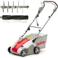 Elektrický vertikutátor IKRA IEVL 1738 – 1700 W, pracovná šírka 38 cm, nastaviteľná pracovná hĺbka, 50 l zberný kôš 1