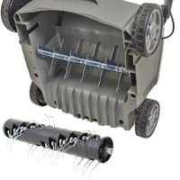 Elektrický vertikutátor IKRA IEVL 1738 – 1700 W, pracovná šírka 38 cm, nastaviteľná pracovná hĺbka, 50 l zberný kôš 7