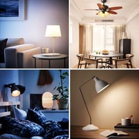 iLC E14 LED Izzó 5W RGBW Színváltós Távirányítóval, Meleg Fehér 2700K, Dimmerelhető Dekorációs Világítás, 4 Darabos Csomag 8