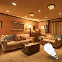 iLC E14 LED Izzó 5W RGBW Színváltós Távirányítóval, Meleg Fehér 2700K, Dimmerelhető Dekorációs Világítás, 4 Darabos Csomag 6