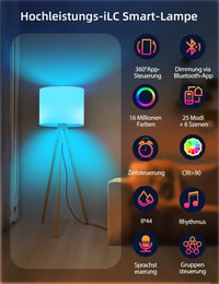 iLC LED Okos Izzó E27 Alexa Kompatibilis, Intelligens Világítás RGB Színváltós + Hideg Fehér 6000K, 2 Darabos Csomag 5