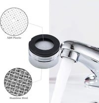 ILLUVA M24 Csapszűrő Szett - 3 db Rozsdamentes Acél Perlátor Vízszűrővel, Csapra Szerelhető Vízkeverő Fúvóka (24 mm Külső Menet) 3