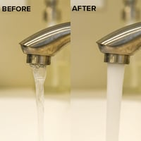 ILLUVA M24 Csapszűrő Szett - 3 db Rozsdamentes Acél Perlátor Vízszűrővel, Csapra Szerelhető Vízkeverő Fúvóka (24 mm Külső Menet) 5