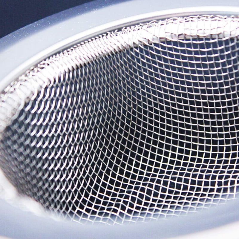 ILLUVA Rozsdamentes Acél Lefolyószűrő Szett - 7,5 cm-es Hajfogó Zuhanyzóhoz és Mosogatóhoz, Modern Ezüst Konyhai Szűrő, 2 db