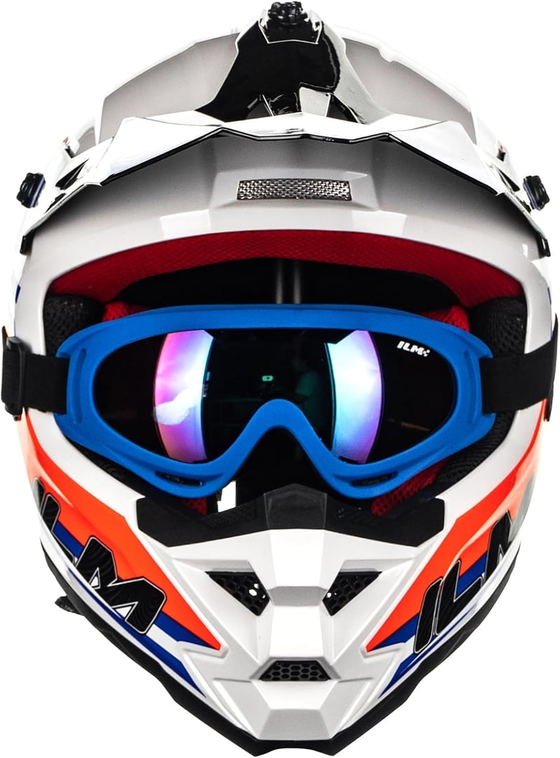 ILM Fullface MTB Motocross Sisak Gyerek Kerékpár Downhill Quad Enduro ECE22.06