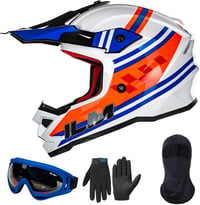 ILM Fullface MTB Motocross Sisak Gyerek Kerékpár Downhill Quad Enduro ECE22.06 1