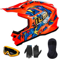 ILM Fullface MTB Motocross Sisak Gyerek Kerékpár Downhill Quad Enduro ECE22.06 1