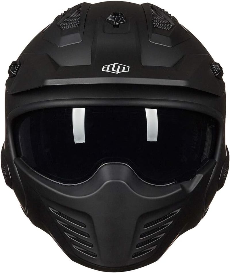 ILM Motoros Sisak Jet Helmet Vintage Chopper Scooter ECE22.06 DOT XXL méret