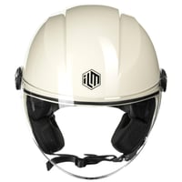 Retro otvorená motocyklová prilba ILM WT506, pánska/dámska, homologizácia ECE2206 - béžová farba, veľkosť L 2