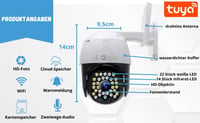 iLogic Kültéri WiFi Biztonsági Kamera - 360° PTZ, 3MP Felbontás, 4x Zoom, Vízálló, Éjjellátó, TUYA/Smart Life Kompatibilis, Mozgásérzékelés 2