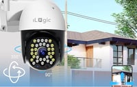 iLogic Kültéri WiFi Biztonsági Kamera - 360° PTZ, 3MP Felbontás, 4x Zoom, Vízálló, Éjjellátó, TUYA/Smart Life Kompatibilis, Mozgásérzékelés 9
