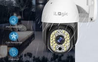 iLogic Kültéri WiFi Biztonsági Kamera - 360° PTZ, 3MP Felbontás, 4x Zoom, Vízálló, Éjjellátó, TUYA/Smart Life Kompatibilis, Mozgásérzékelés 4