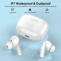Căști sport Bluetooth 5.3 iLove IL-ER53TG, anulare zgomot ENC, IP7, 48 ore - alb 4