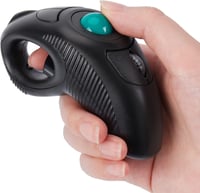 IMAGE Vezeték Nélküli Trackball Egér - USB Csatlakozás, Lézeres Technológia, Kézi Irányítás, Jobb és Balkezes Használatra 1