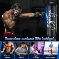 IMAYCC 180cm Álló Boxzsák Felnőtteknek és Fiataloknak, Edzéshez Kickbox Muay Thai MMA 4