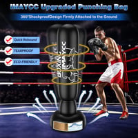 IMAYCC 180cm Álló Boxzsák Felnőtteknek és Fiataloknak, Edzéshez Kickbox Muay Thai MMA 5