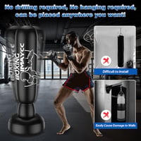 IMAYCC 180cm Álló Boxzsák Felnőtteknek és Fiataloknak, Edzéshez Kickbox Muay Thai MMA 3