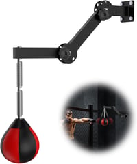 IMAYCC Speedball Boxzsák Magasság Állítható és Összecsukható Ökölvívó Zsák Fali Tartóval Gyerekeknek Felnőtteknek Otthoni Edzőterem Edzéshez 1