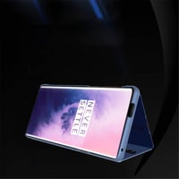 IMEIKONST Samsung Galaxy Note 20 Knižkové puzdro Zrkadlový flipový kryt so stojanom, plná ochrana, kozmetické zrkadlo, fialové 5
