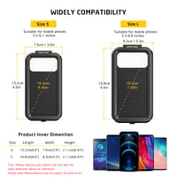 Suport Telefon Impermeabil pentru Motocicletă iMESTOU IP66 – Mărimea L 4