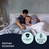 Elektrická dečka Imetec Scaldasonno Premium - 150x80 cm - zmes 50 % vlny a merina 6