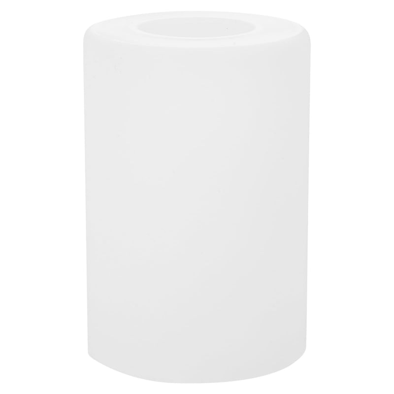 IMIKEYA E27 Biela Valcová Sklenená Tienidlo na lampu 9 cm - Mliečne sklenené tienidlo pre stolné, závesné a stojace lampy - Ľahko namontovateľné náhradné tienidlo
