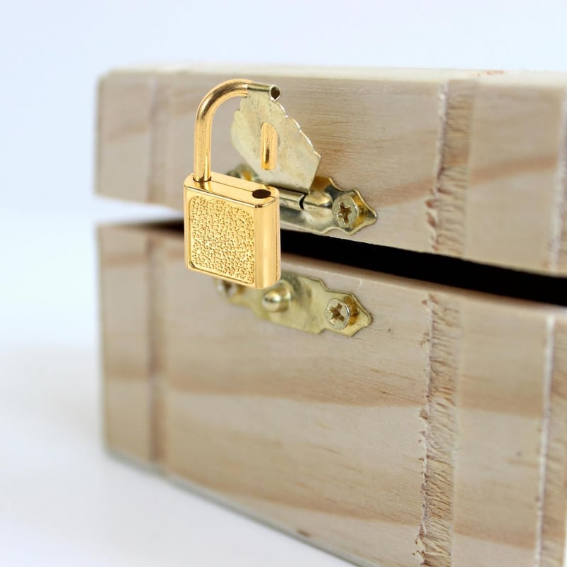 IMIKEYA Mini Lakat Kulccsal 5 db Vintage Dekoratív Arany Biztonsági Zár Bőrönd Utazás