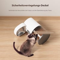 IMIPAW Automata Állateledel Adagoló Programozható Időzítővel, 3L Kapacitás, 1-6 Étkezés Naponta, Macskáknak és Kutyáknak 7