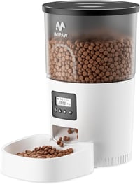 IMIPAW Automata Állateledel Adagoló Programozható Időzítővel, 3L Kapacitás, 1-6 Étkezés Naponta, Macskáknak és Kutyáknak 1