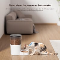 IMIPAW Automata Állateledel Adagoló Programozható Időzítővel, 3L Kapacitás, 1-6 Étkezés Naponta, Macskáknak és Kutyáknak 5