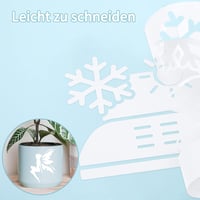 IModeur Fényes Fehér Öntapadós Vinylfólia 30,5cm x 457,5cm Cricut Silhouette Cameo 3