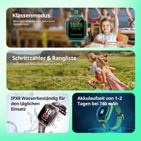 Ceas Inteligent pentru Copii imoo Z1 - Apel Video, GPS, SIM, SOS, Rezistent la Apă IPX8, Sistem Sigur 6