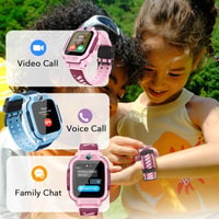 Detské inteligentné hodinky imoo Z3 s GPS a telefónom, 4G videohovory so SIM kartou, ružové, vodotesnosť IP68, SOS, režim v triede, 1,5" displej, 8 GB 2