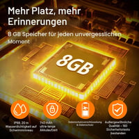 imoo Z3 gyerek okosóra SIM-kártyával, SOS, IPX8, 8 GB - kék 8