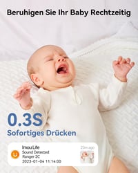 Imou 2.5K WiFi Biztonsági Kamera 360° Forgatható, Éjjellátó, Kétirányú Hang, Mozgásérzékelés - Ranger 2c 4mp 6