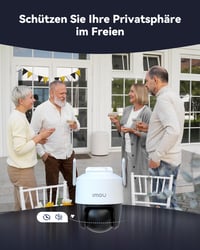 Imou 3K 5MP solárna PTZ bezpečnostná kamera, vonkajšia, WiFi 2,4 GHz, otáčanie 360°, nočné videnie, detekcia pohybu, obojsmerný zvuk, siréna, IP65 9