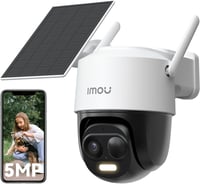 Imou 3K 5MP solárna PTZ bezpečnostná kamera, vonkajšia, WiFi 2,4 GHz, otáčanie 360°, nočné videnie, detekcia pohybu, obojsmerný zvuk, siréna, IP65 1