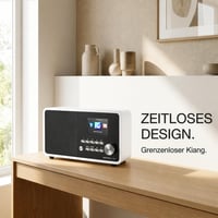 Internetové rádio Imperial i110 s farebným TFT displejom, WLAN, linkovým výstupom, napájacím adaptérom, biela farba - 22-322-00 3