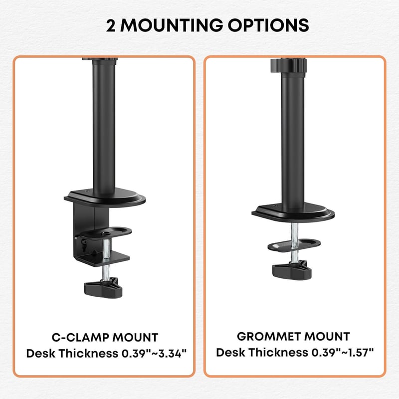 IMtKotW 17-35 hüvelykes monitor állvány 80 cm magas asztali támasz 10 kg-ig