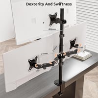 IMtKotW 17-35 hüvelykes monitor állvány 80 cm magas asztali támasz 10 kg-ig 5