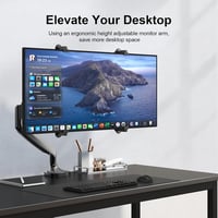 Adaptor VESA IMtKotW pentru monitoare de 17-32 inchi fără orificii de montare, pentru suport de perete VESA 75x75 100x100, 10 kg 2