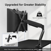 Adaptor VESA IMtKotW pentru monitoare de 17-32 inchi fără orificii de montare, pentru suport de perete VESA 75x75 100x100, 10 kg 3