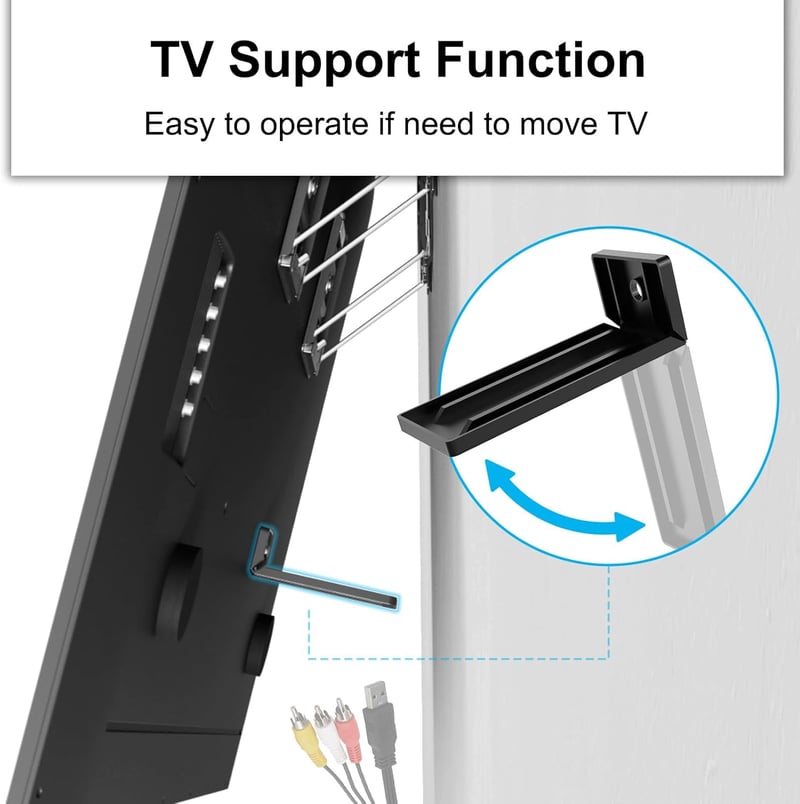 IMtKotW Ultra Slim TV fali tartó 37-80 colos tévéhez, 75 kg, VESA 600x400