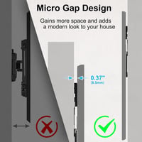 IMtKotW Ultra Slim TV fali tartó 37-80 colos tévéhez, 75 kg, VESA 600x400 3
