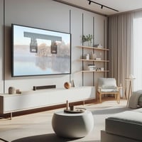 IMtKotW Ultra Slim TV fali tartó 37-80 colos tévéhez, 75 kg, VESA 600x400 4