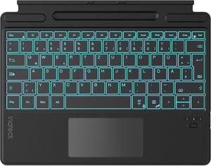 Inateck Surface Pro 9 Billentyűzet QWERTZ Touchpad-dal és 7 Színű Háttérvilágítással